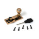 Polished Bronze Sash Hook Fastener
