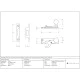Polished Bronze Sash Hook Fastener