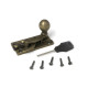 Burnished Brass Sash Hook Fastener