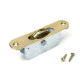 Polished Brass Radiused Sash Pulley 75kg
