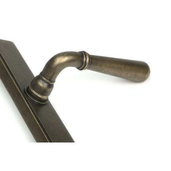 Burnished Brass Newbury Slimline Lever Espag. Latch Set