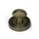 Burnished Brass Beehive Round Bathroom Thumbturn Set