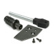 Pewter Key-Flush Sash Stop