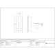 Satin Marine SS (316) Plain Rectangular Pull