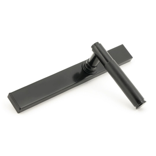 Brompton Slimline Lever Espagnolette Latch Set - Black