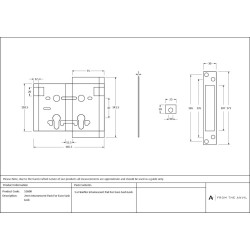 2mm Intumescent Pack for Anvil Euro Sash Locks
