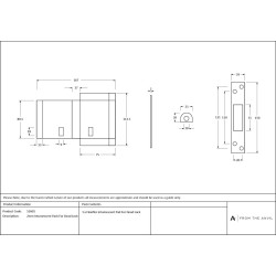 2mm Intumescent Pack for Anvil Dead Locks