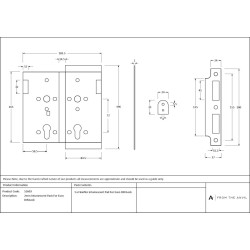 2mm Intumescent Pack for Anvil Euro Din Locks