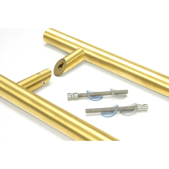 Aged Brass (316) Offset T Bar Handle B2B 32mm