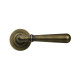 Burnished Brass Newbury Lever on Rose Set (Plain) - Unsprung