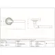 Burnished Brass Newbury Lever on Rose Set (Beehive) - Unsprung
