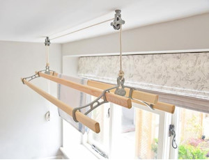 Pulley clothes airer