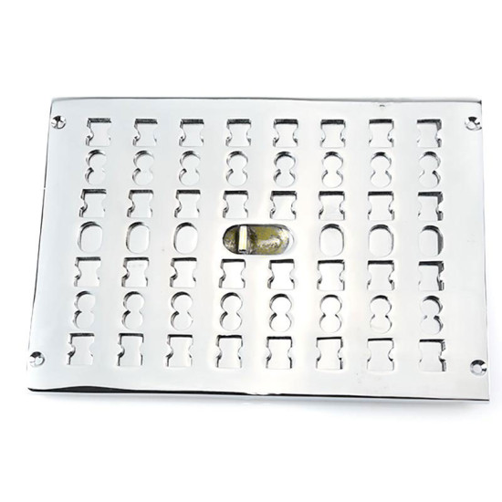 Chrome Hit and Miss Double Air Vent