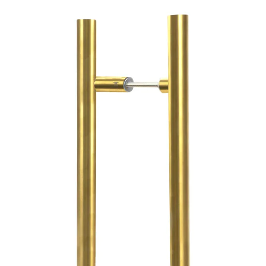 Aged Brass (316) Offset T Bar Handle B2B 32mm