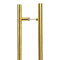 Aged Brass (316) Offset T Bar Handle B2B 32mm