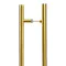Aged Brass (316) Offset T Bar Handle B2B 32mm