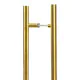 Aged Brass (316) Offset T Bar Handle B2B 32mm