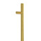 Aged Brass (316) Offset T Bar Handle Bolt Fix 32mm