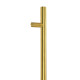 Aged Brass (316) Offset T Bar Handle Bolt Fix 32mm