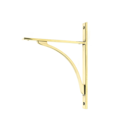 Aged Brass Apperley Shelf Bracket