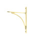 Aged Brass Apperley Shelf Bracket