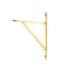 Aged Brass Chalfont Shelf Bracket