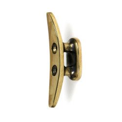 Aged Brass Marine Cleat Hook