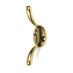 Aged Brass Newbury Cleat Hook