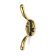 Aged Brass Newbury Cleat Hook