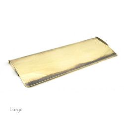 Aged Brass Internal Letter Plate Cover