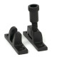 Aged Bronze Brompton Brighton Fastener - Narrow (Square)