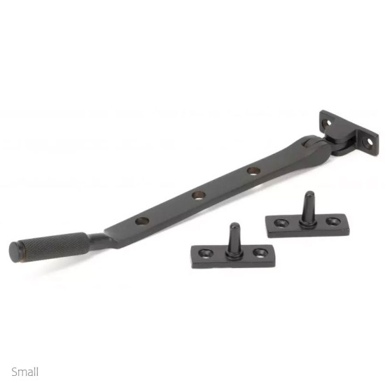Aged Bronze Brompton Casement Stay