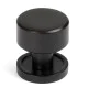 Aged Bronze Kelso Cabinet Knob on Round Rose