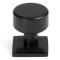 Aged Bronze Kelso Cabinet Knob on Square Rose