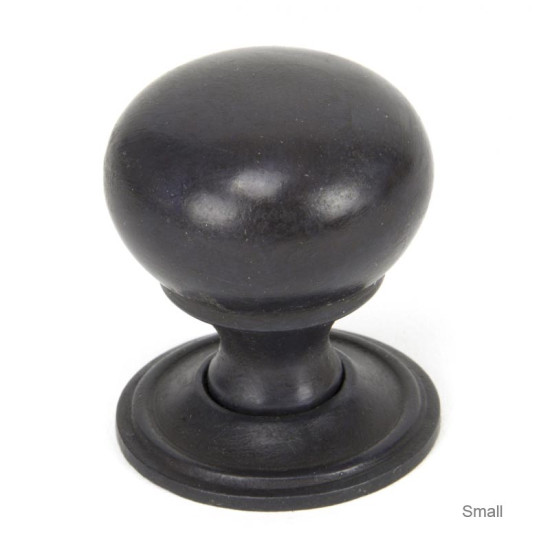 Aged Bronze Mushroom Cabinet Knob