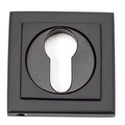Aged Bronze Square Euro Escutcheon