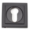 Aged Bronze Square Euro Escutcheon