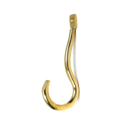 Anchor Coat Hook - Polished Brass