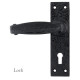 Antique Black Lever Door Handle