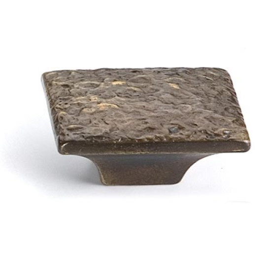 Antique Brass Pacific Rectangular Knob
