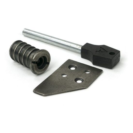 Antique Pewter Key-Flush Sash Stop