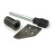 Antique Pewter Key-Flush Sash Stop