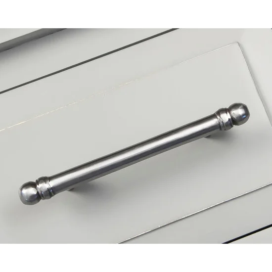 Antique Pewter Patina Bar Pull Handle
