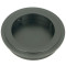 Art Deco Round Pull - Matt Black