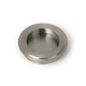 Art Deco Round Pull Satin Marine Stainless Steel