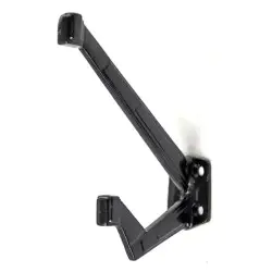 Art Nouveau Coat Hook - Black Finish