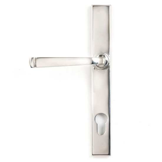 Avon Slimline Sprung Lever Espagnolette - Polished Marine Stainless Steel