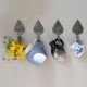 Blacksmith Pewter Patina Gothic Hat and Coat Hook