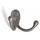 Double Loop Coat Hook - Lacquer Finish