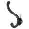 Large Droplet Coat Hook - Black Finish